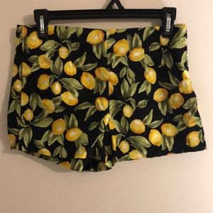 Forever 21 Lemon Shorts